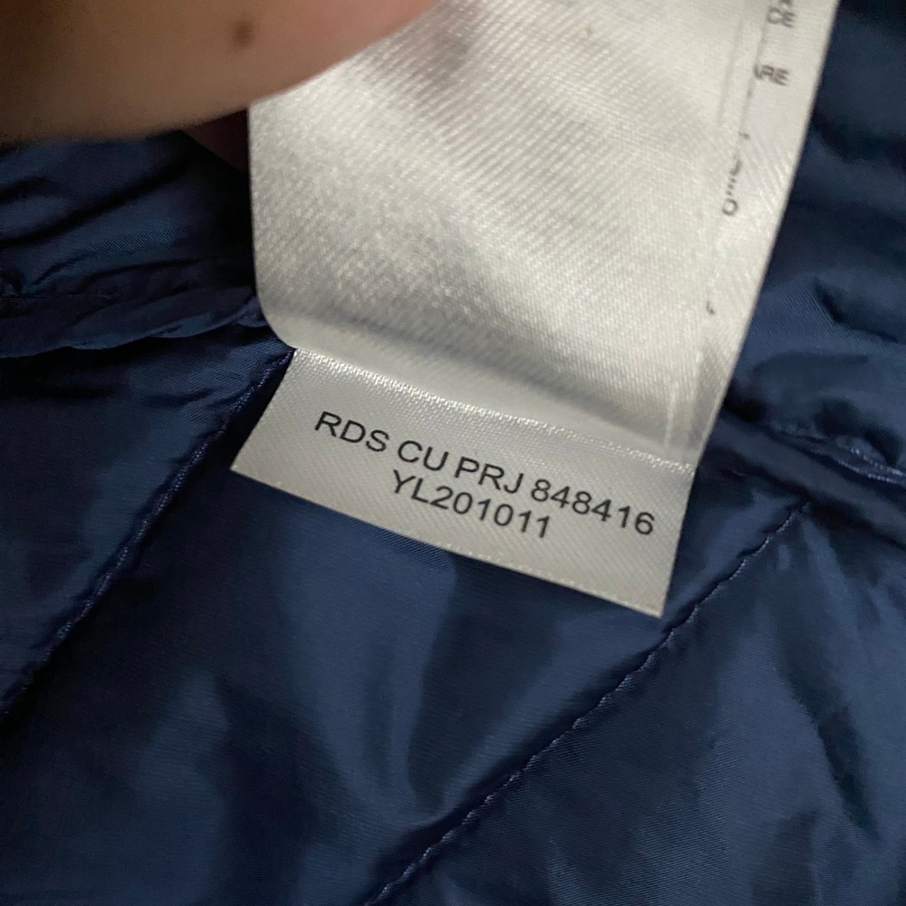 Mountain Hardwear Glen Alpine Down Hoodie Women Large Blue Fill Insulated Jacket - Picture 6 of 12